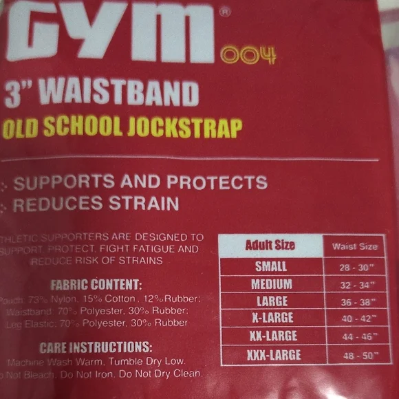 GYM 3" Waistband Jockstrap Olive Green Color 1 Pack Size L - Picture 5 of 7